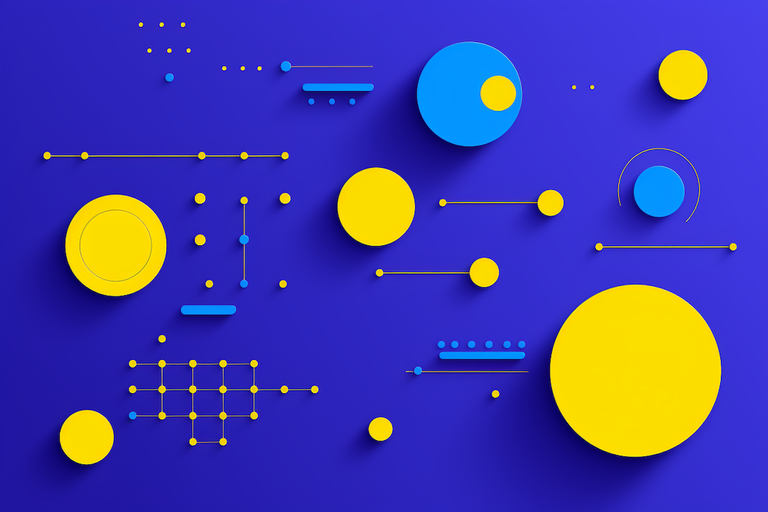 illustration of random abstract shapes